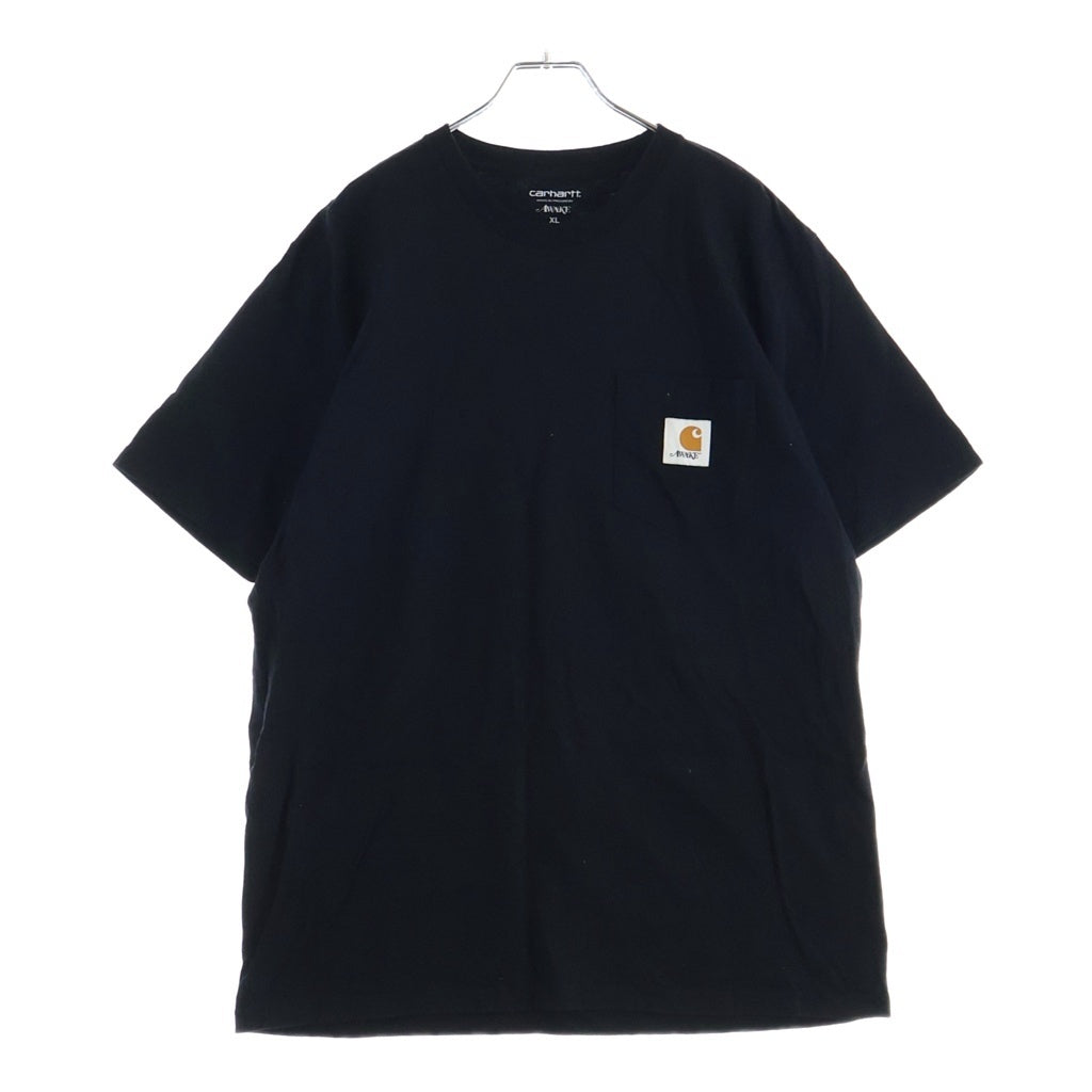CARHARTT(カーハート) ×AWAKE Logo Print Tee アウェイク ロゴ バックプリント クルーネック半袖Tシャツ カットソー ブラック