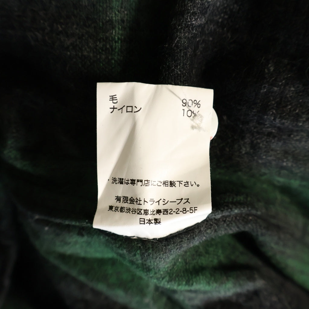 STANDARD CALIFORNIA(スタンダード カリフォルニア) Ombre Check Wool Shirts オンブレ チェック ウール 長袖シャツ グリーン