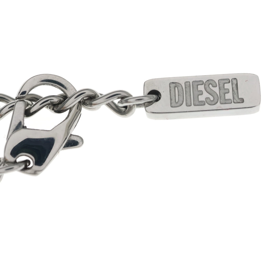 DIESEL(ディーゼル) D Logo Stainless Steel Necklace ディーロゴ ステンレスネックレス シルバー