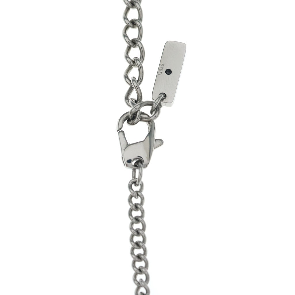 DIESEL(ディーゼル) D Logo Stainless Steel Necklace ディーロゴ ステンレスネックレス シルバー