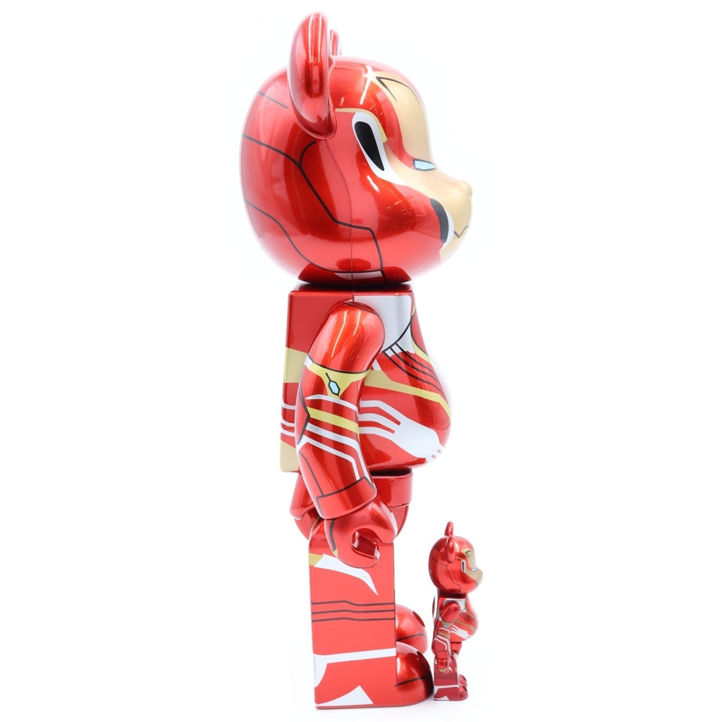BE@RBRICK(ベアブリック) IRON MAN MARK 50 100% & 400% ベアブリック アイアンマン マーク50 フィギュア レッド