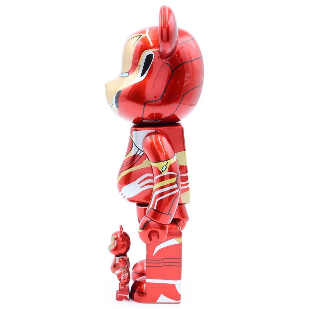 BE@RBRICK(ベアブリック) IRON MAN MARK 50 100% & 400% ベアブリック アイアンマン マーク50 フィギュア レッド