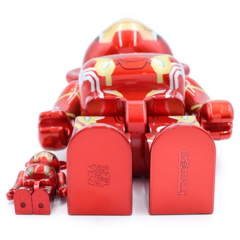 BE@RBRICK(ベアブリック) IRON MAN MARK 50 100% & 400% ベアブリック アイアンマン マーク50 フィギュア レッド