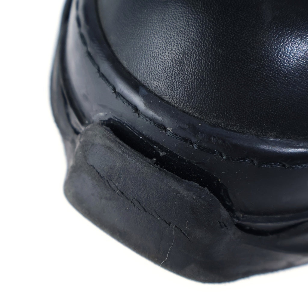 Rick Owens DRKSHDW(リックオウエンス ダークシャドウ) Abstract Sneak All Black アブストラクト スネーク サイドジップ ハイカットスニーカー ブラック