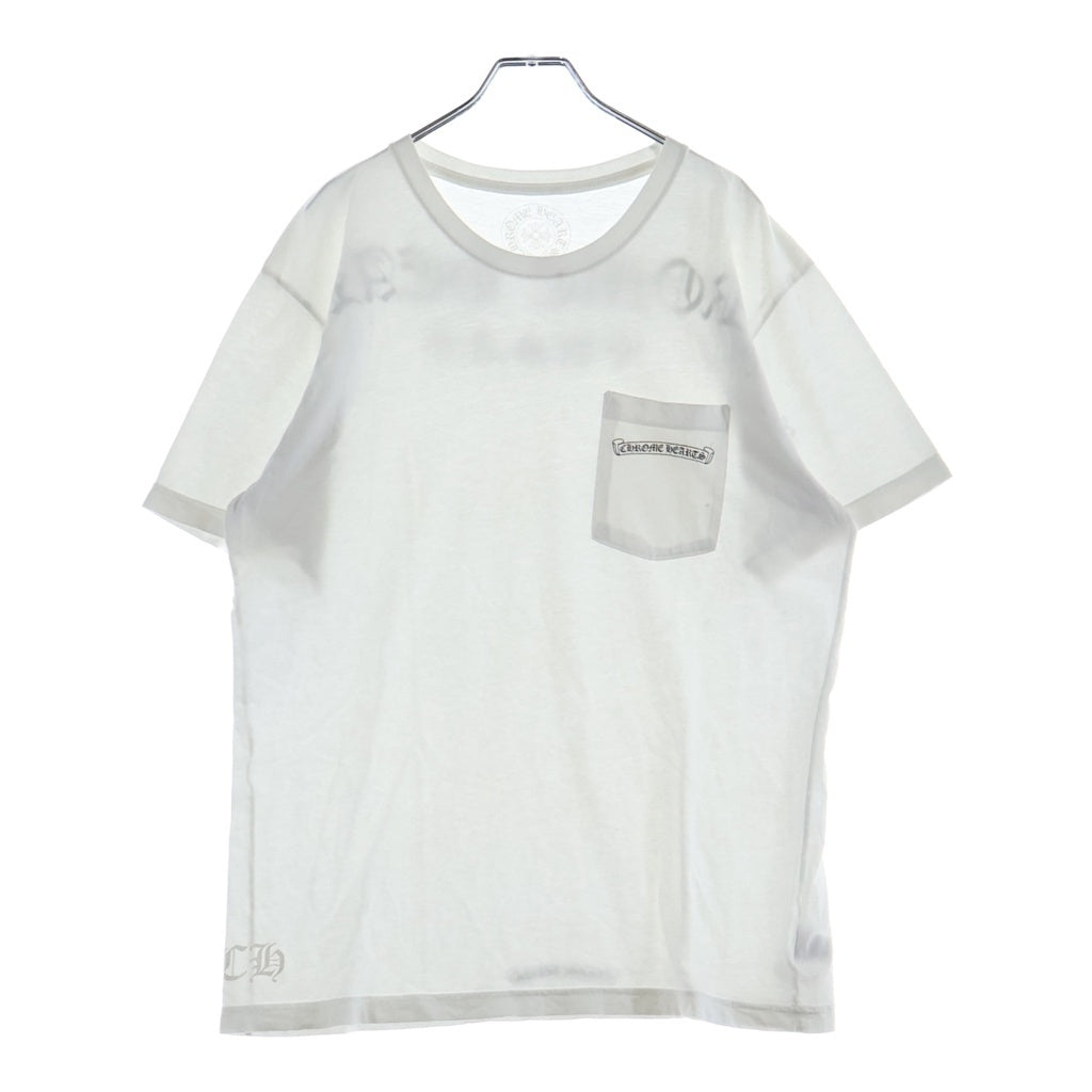 CHROME HEARTS(クロムハーツ) Back Arc Logo Print S/S T-shirt バックアーチロゴ USA プリント 半袖Tシャツ カットソー ホワイト
