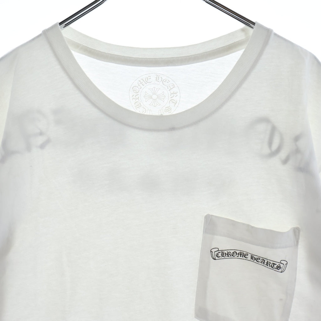 CHROME HEARTS(クロムハーツ) Back Arc Logo Print S/S T-shirt バックアーチロゴ USA プリント 半袖Tシャツ カットソー ホワイト