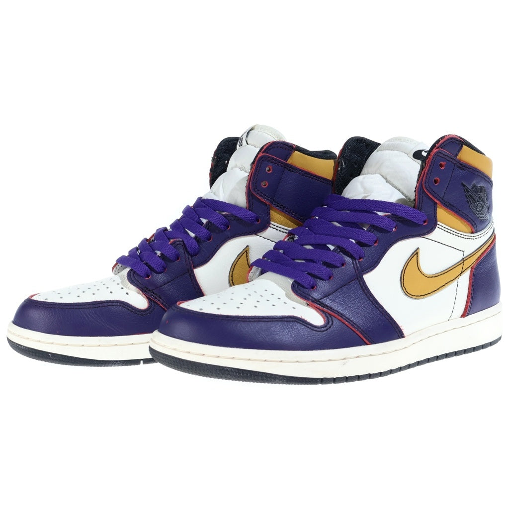 NIKE(ナイキ) AIR JORDAN 1 HIGH OG DEFIANT LA TO CHICAGO エアジョーダン1 ハイ オージー ディファイアントエルエートゥーシカゴ ハイカットスニーカー US9/27cm CD6578-507