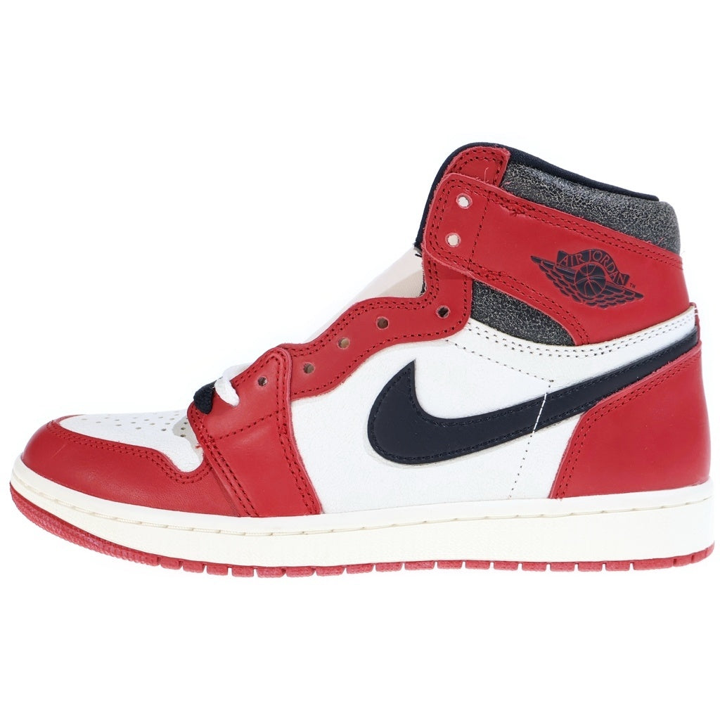 NIKE(ナイキ) AIR JORDAN 1 HIGH OG CHICAGO LOST&FOUND エアジョーダン1 ハイ オージー シカゴ ロストアンドファウンド ハイカットスニーカー US8.5/26.5cm DZ5485-612