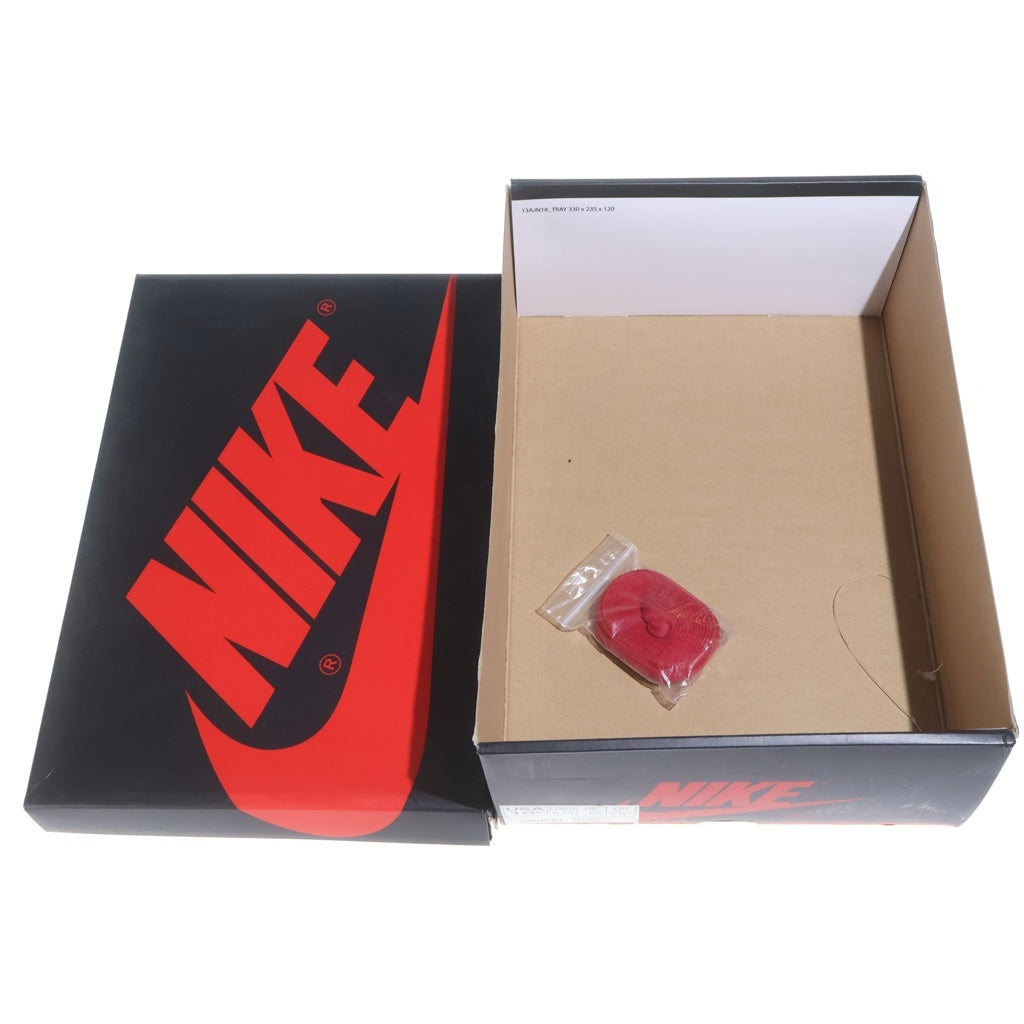 NIKE(ナイキ) ×SPIDERMAN AIR JORDAN1 HIGH ORIGIN STORY エアジョーダン1 ハイ オリジンストーリー ハイカットスニーカー レッド/ホワイト US9.5/28.5cm 555088-602