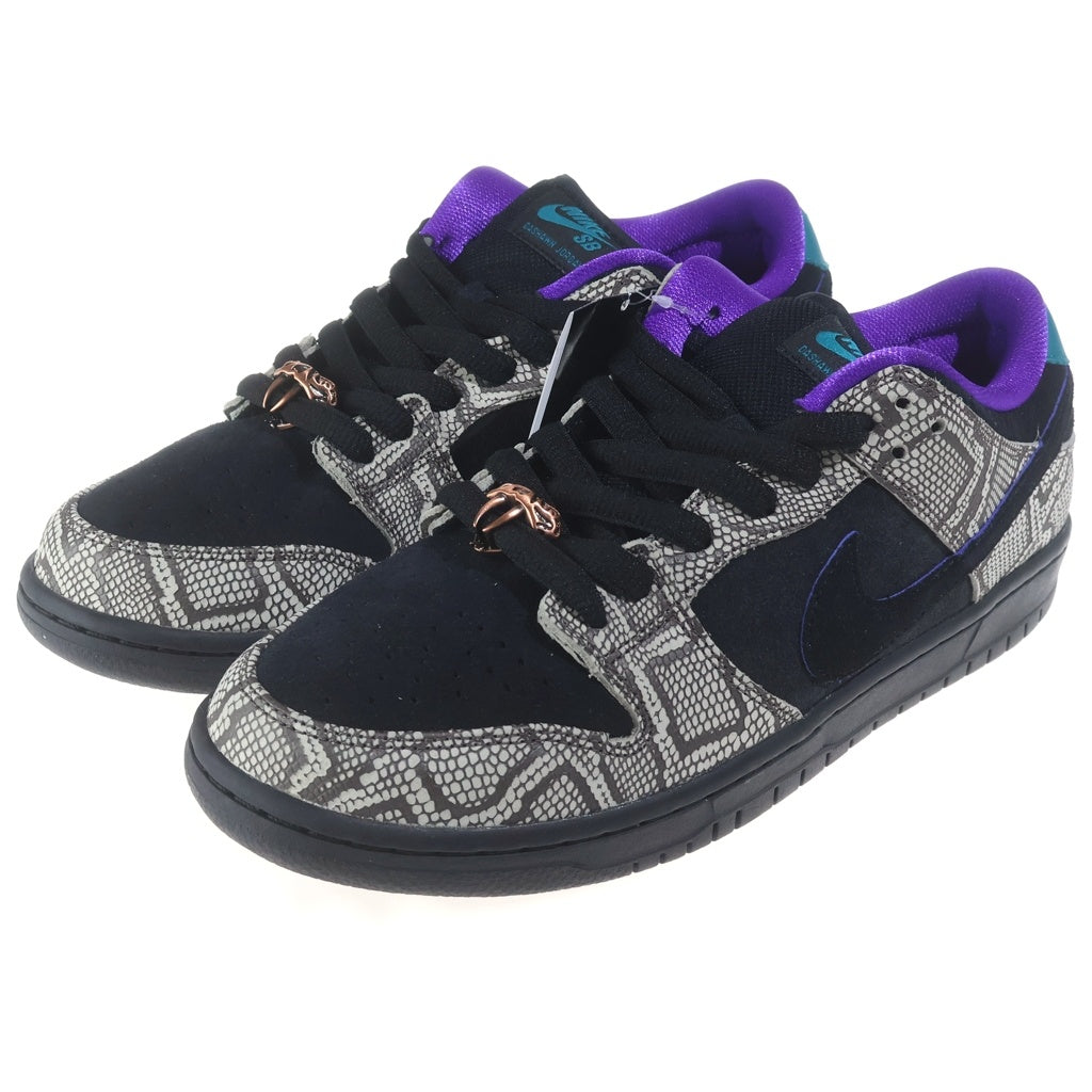 NIKE(ナイキ) ×DASHAWN JORDAN DUNK LOW COPPERHEAD ダショーンジョーダン ダンク コッパーヘッド スネークスキン ローカットスニーカー US10/28cm IB6208-200