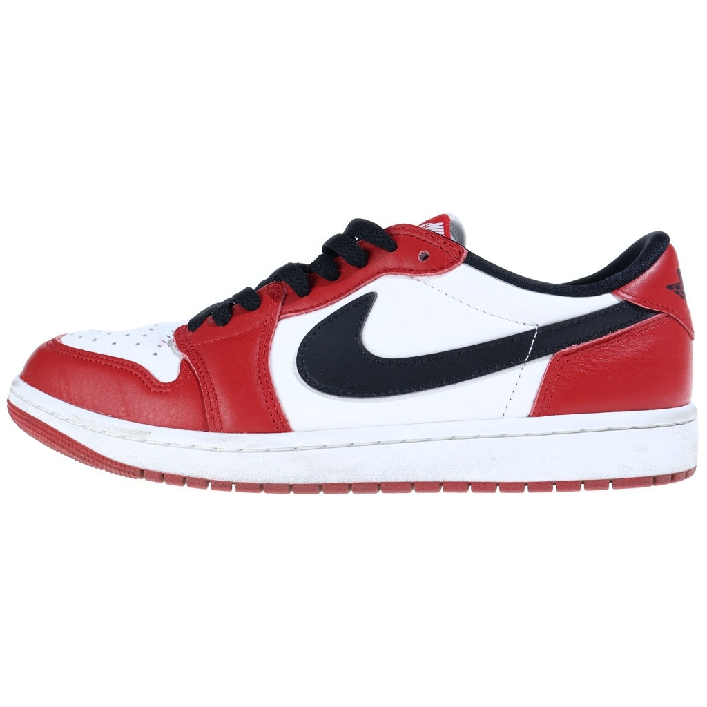 NIKE(ナイキ) AIR JORDAN 1 RETRO LOW Chicago エアジョーダン1 レトロ ロー OG シカゴ ローカットスニーカー US8/26cm レッド HQ6998-600