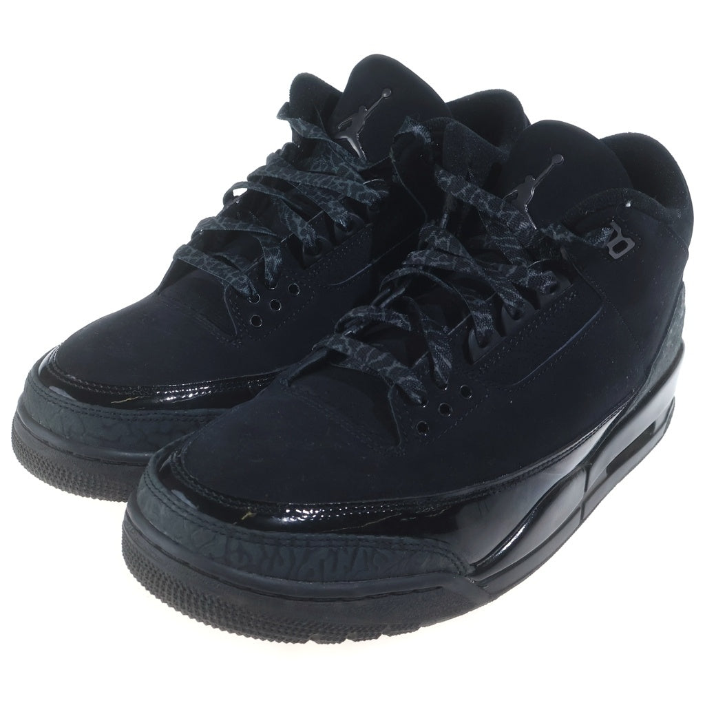 NIKE(ナイキ) AIR JORDAN 3 RETRO BLACK CAT エアジョーダン3 レトロ ブラックキャット ハイカットスニーカー ブラック US10/28cm CT8532-001