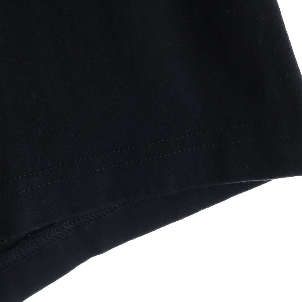 THE BLACK EYE PATCH(ブラックアイパッチ) ×Team Tomodachi Label Rhinestone Tee チーム友達 ラベル 両面ラインストーン 半袖Tシャツ カットソー ブラック