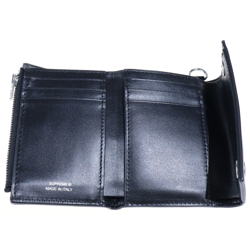 SUPREME(シュプリーム) 26SS Leather Chain Wallet レザー チェーン ウォレット ブラック