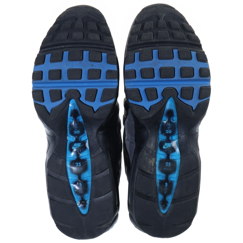 NIKE(ナイキ) Air Max 95 Crystal Blue エアマックス メッシュ ローカットスニーカー ブラック US10.5/28.5cm AT8696-100