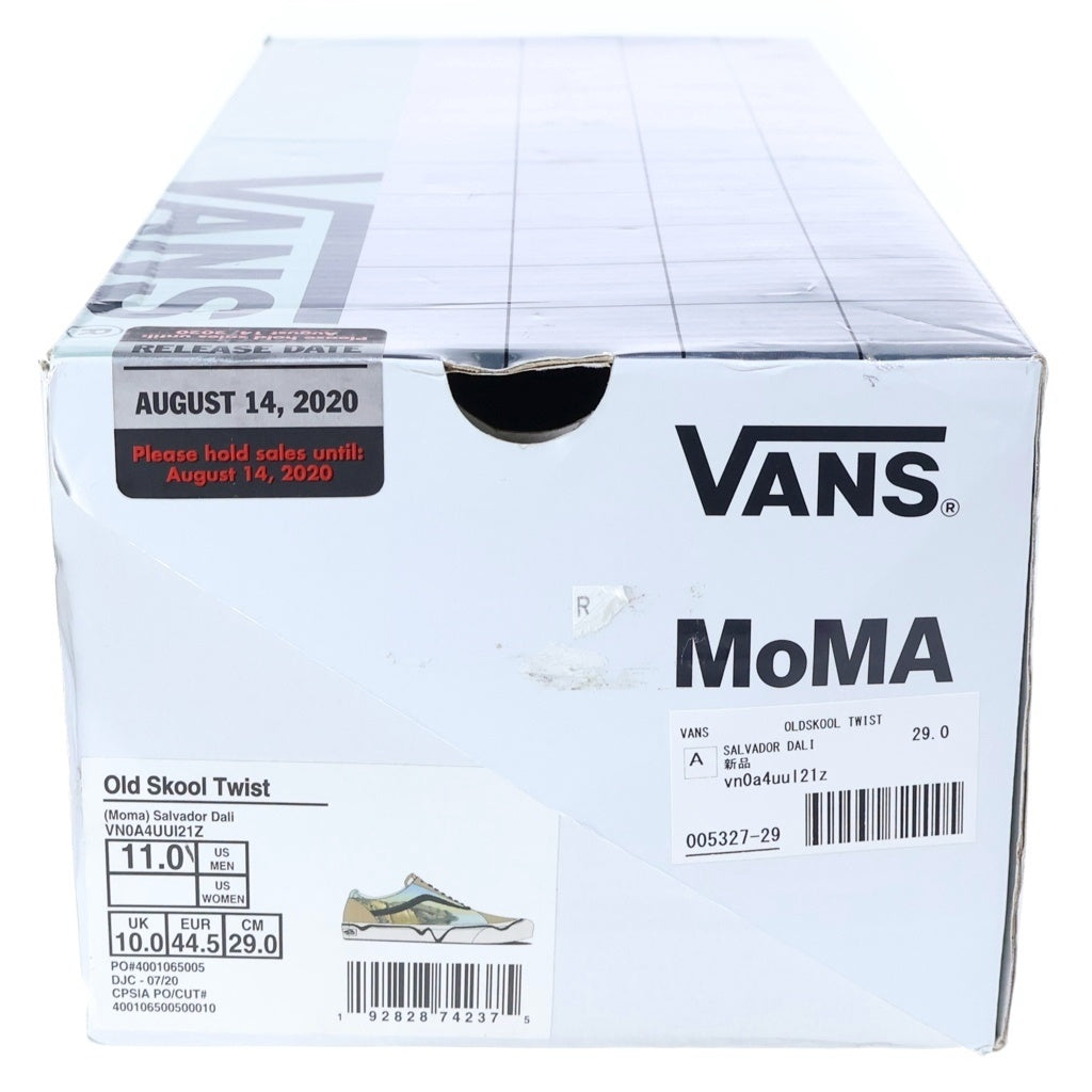 VANS(ヴァンズ) ×MoMA Old Skool Twist Salvador Dali モマ オールドスクール ツイスト サルバドールダリ レザー ローカットスニーカー ブラウン US11/29.0cm VN0A4UUI21Z