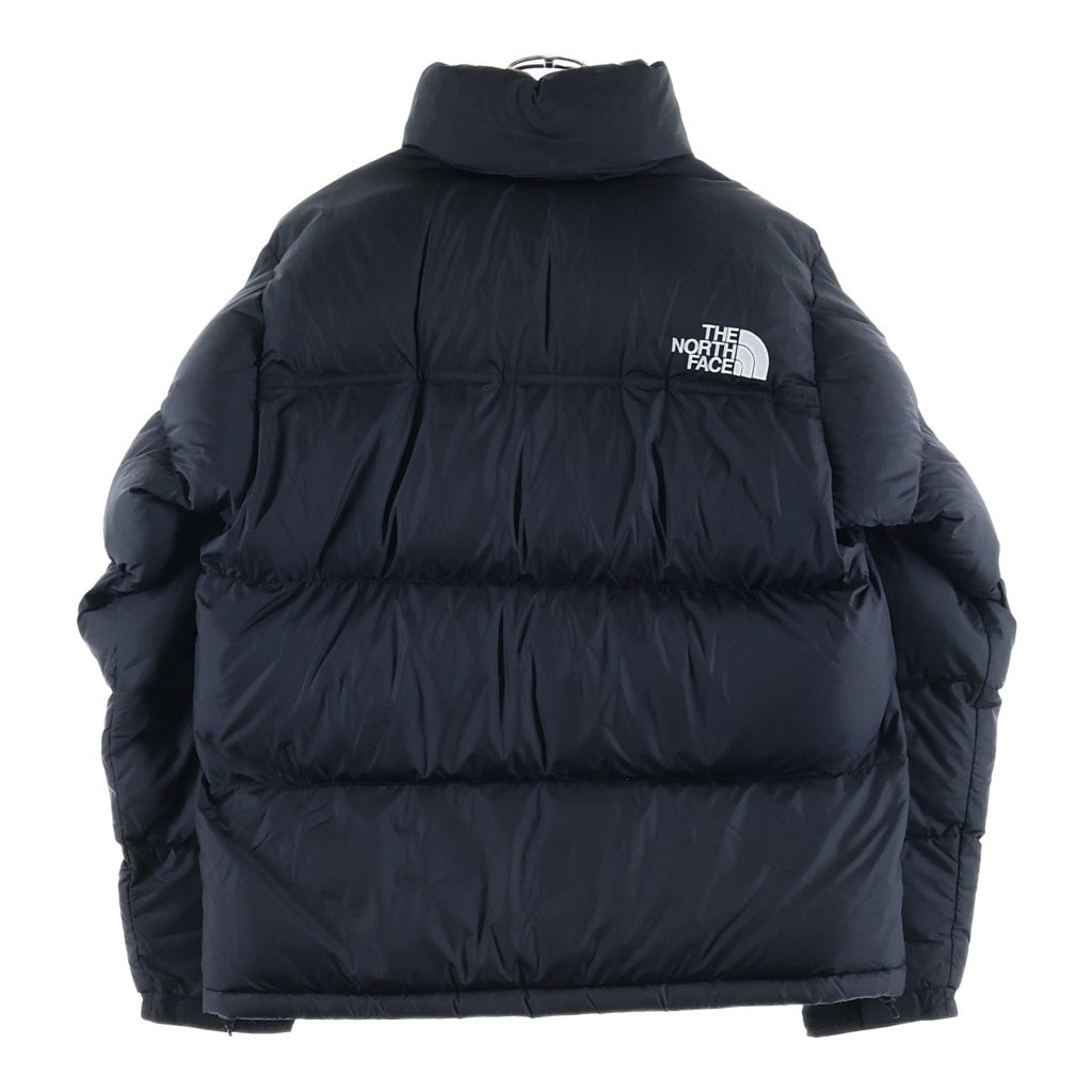 THE NORTH FACE(ザノースフェイス) NUPTSE JACKET ヌプシ ロゴエンブロイダリー ジップアップ ダウンジャケット ブラック ND92335