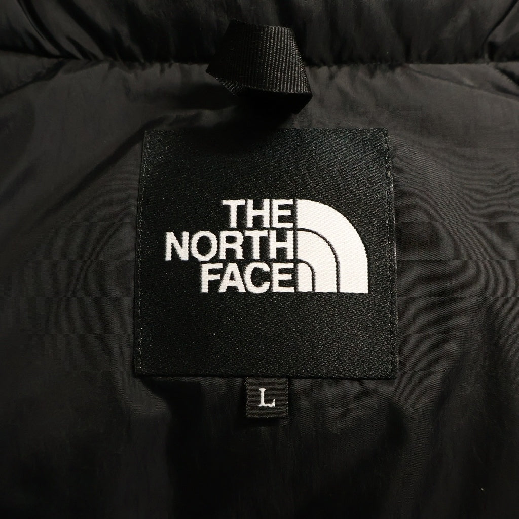 THE NORTH FACE(ザノースフェイス) NUPTSE JACKET ヌプシ ロゴエンブロイダリー ジップアップ ダウンジャケット ブラック ND92335
