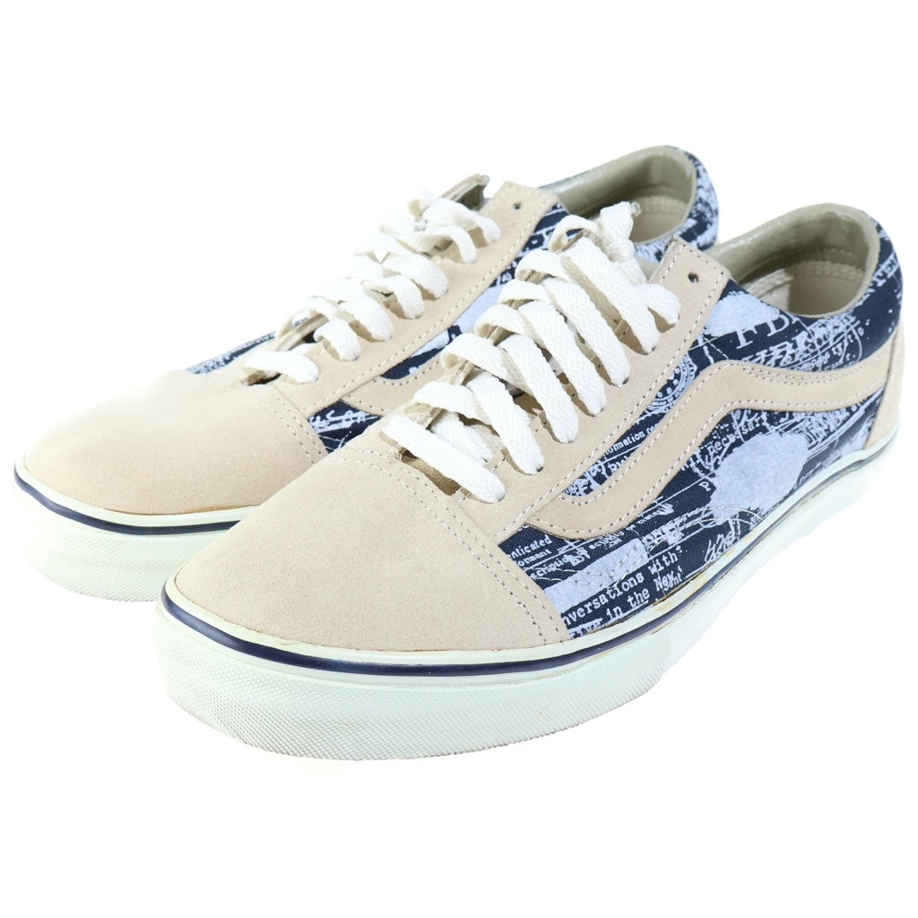 VANS(ヴァンズ) 04s SUPREME OLD SCHOOL PRO FBI シュプリーム オールドスクール プロ ローカットスニーカー ベージュ/ブルー