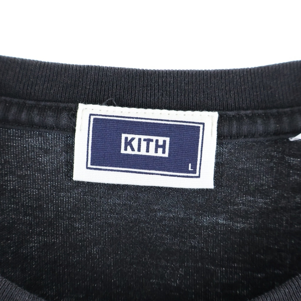 KITH(キス) Cowgirl Classic Logo Vintage Tee カウガールクラシックロゴヴィンテージ 半袖Tシャツ カットソー ブラック