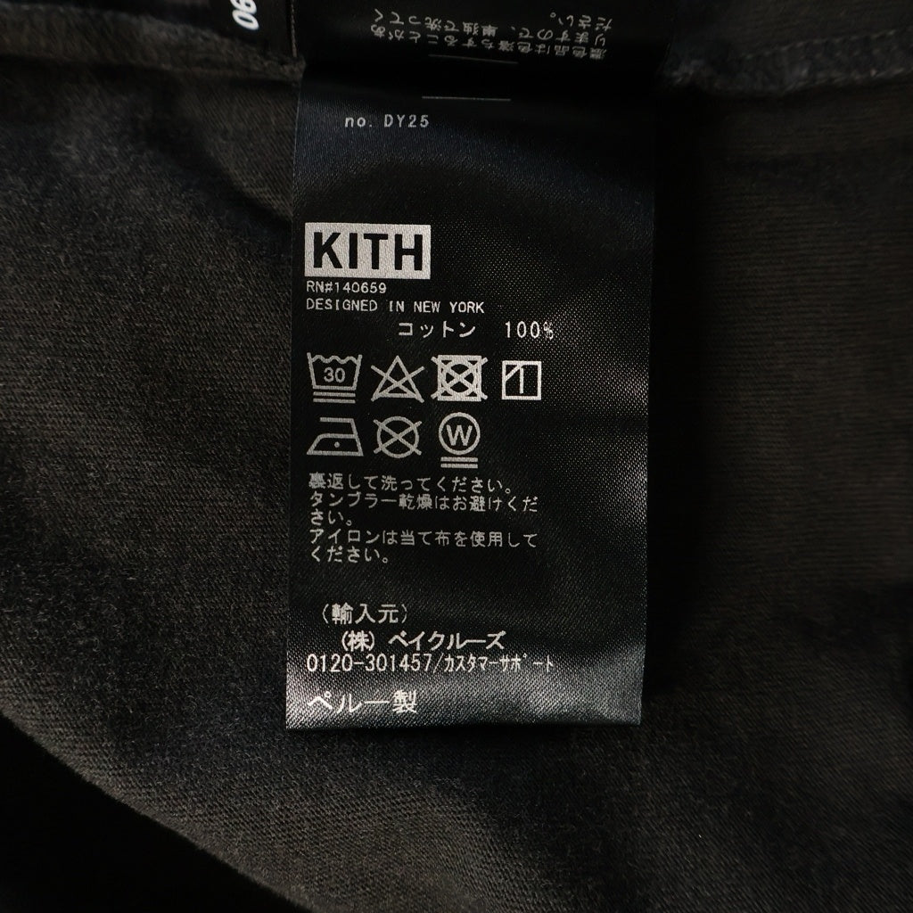 KITH(キス) Cowgirl Classic Logo Vintage Tee カウガールクラシックロゴヴィンテージ 半袖Tシャツ カットソー ブラック