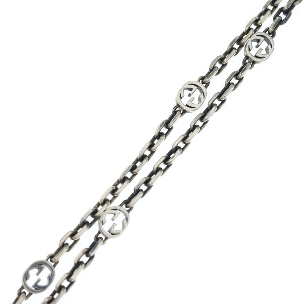 GUCCI(グッチ) Necklace With Interlocking G ネックレスウィズインターロッキングG シルバー 619749 レディース