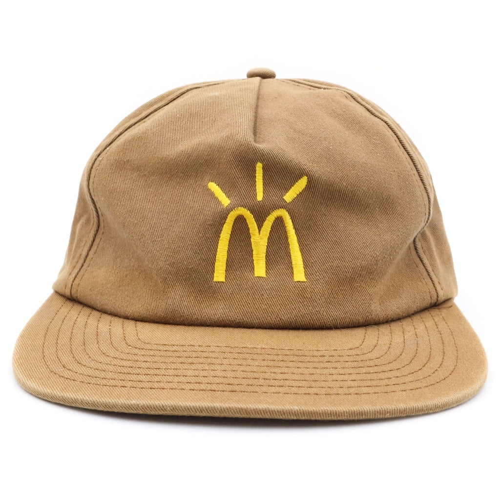 Cactus Jack(カクタスジャック) ×McDonald's CACTUS ARCHES CAP マクドナルド ロゴ刺繍 6パネル キャップ ブラウン