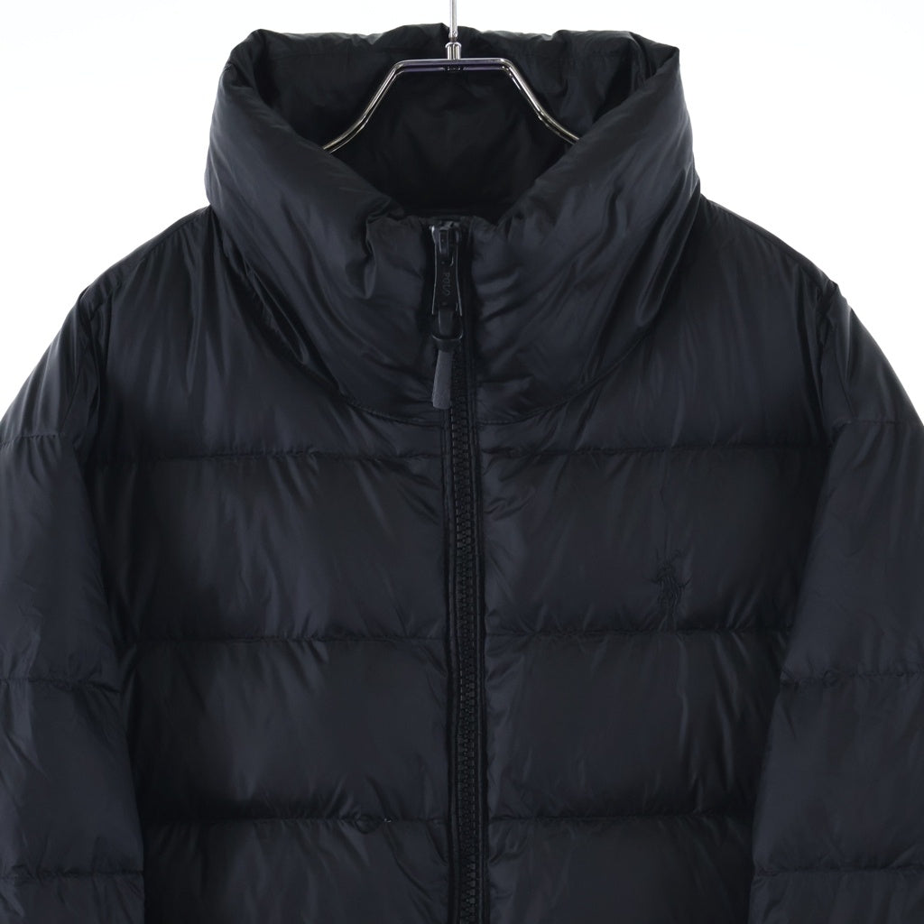 POLO RALPH LAUREN(ポロラルフローレン) Logo Embroidery Small Pony Down Jacket スモール ポニー ダウンジャケット ブラック