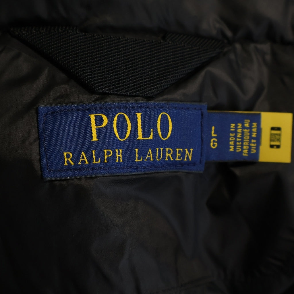 POLO RALPH LAUREN(ポロラルフローレン) Logo Embroidery Small Pony Down Jacket スモール ポニー ダウンジャケット ブラック