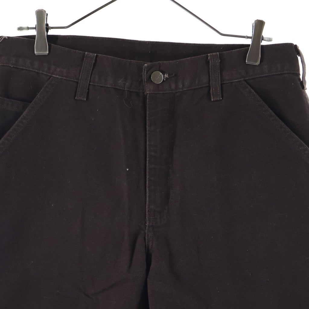 CARHARTT(カーハート) USA製 Painter work pants レザーパッチ ペインター ワークパンツ ブラウン