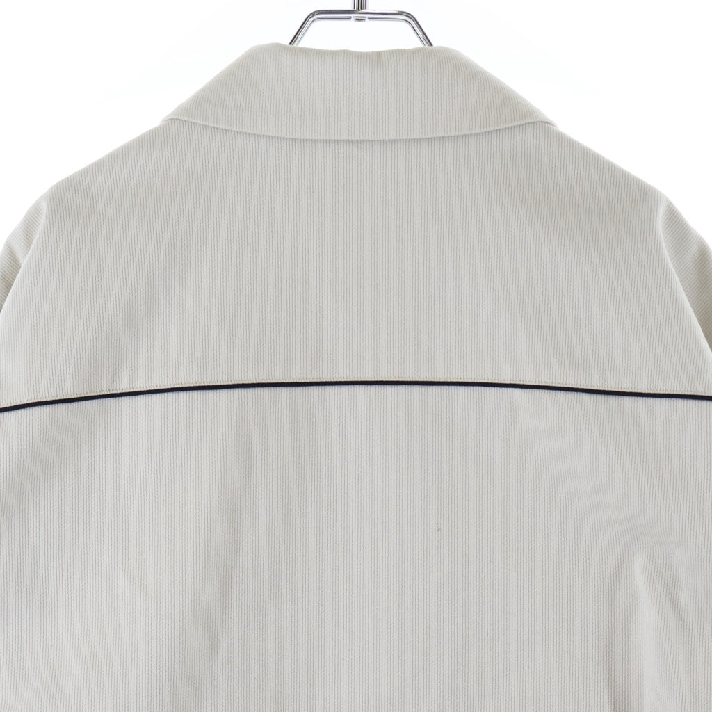 WACKO MARIA(ワコマリア) 23SS Western Jacket レオパード柄 切替 ジップアップ ウエスタンジャケット ホワイト