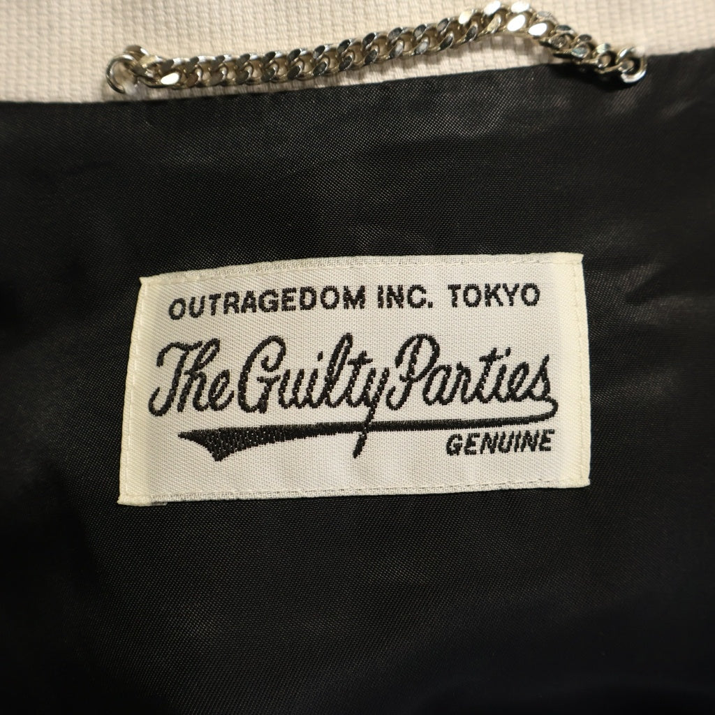 WACKO MARIA(ワコマリア) 23SS Western Jacket レオパード柄 切替 ジップアップ ウエスタンジャケット ホワイト
