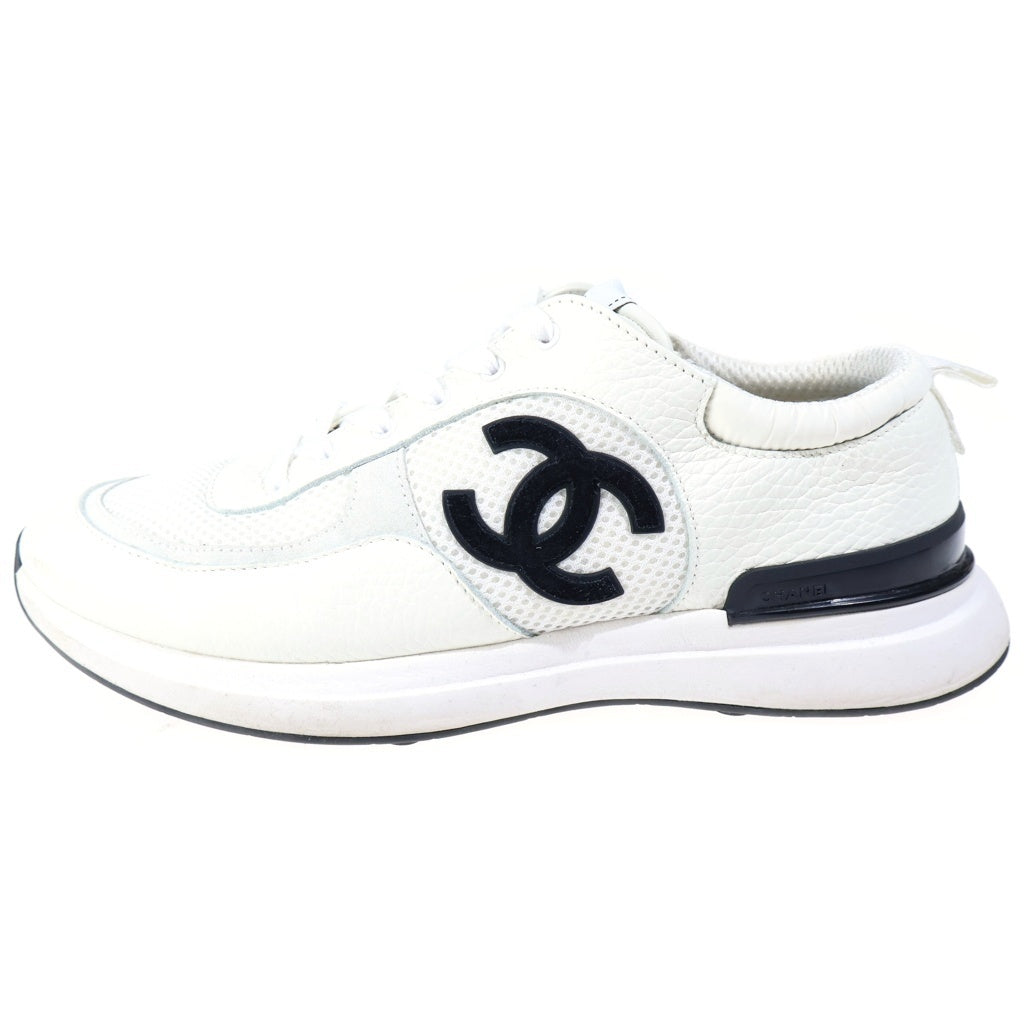 CHANEL(シャネル) 21SS SPORT-FLYER in Ivory スポーツ フライヤー インアイボリー メッシュ ローカットスニーカー ホワイト G37492