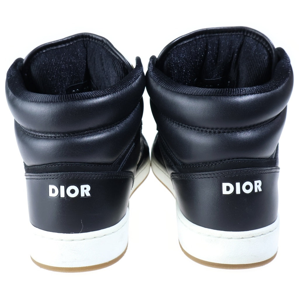 Christian Dior(クリスチャンディオール) B27 ロゴ総柄 ハイカットスニーカー ブラック