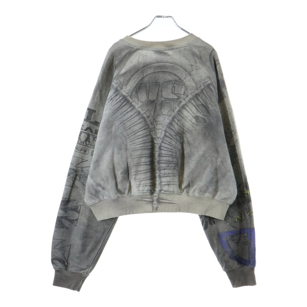 NO BRAND(ノーブランド) 【VALE ベイル】Dreams Gray Stone Crewneck ドリームス グレイ ストーン クルーネックトレーナー グレー