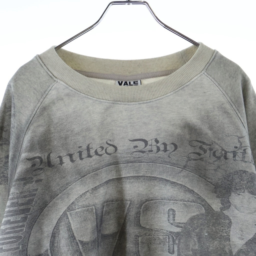 NO BRAND(ノーブランド) 【VALE ベイル】Dreams Gray Stone Crewneck ドリームス グレイ ストーン クルーネックトレーナー グレー