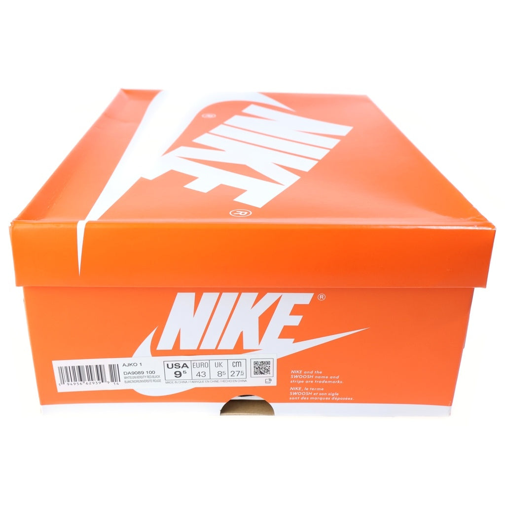NIKE(ナイキ) Air Jordan 1 KO High Chicago エアジョーダン1 ハイ シカゴ ハイカットスニーカー ホワイト/レッド US9.5/27.5cm DA9089-100