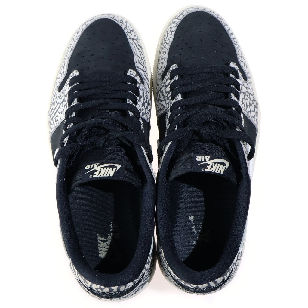 NIKE(ナイキ) Air Jordan 1 Retro Low Black Cement エアジョーダン1 レトロ ロー OG ブラックセメント ローカットスニーカー ブラック/ホワイト US9.5/27.5cm