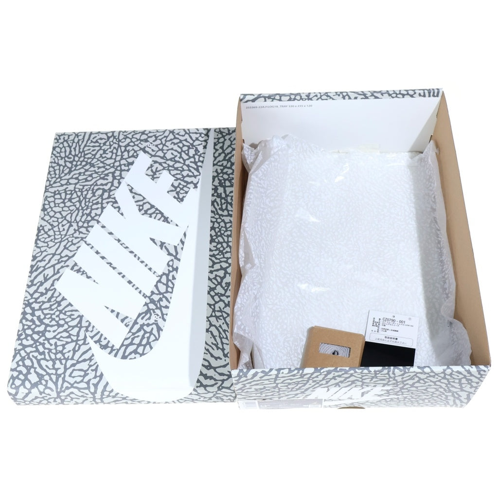 NIKE(ナイキ) Air Jordan 1 Retro Low Black Cement エアジョーダン1 レトロ ロー OG ブラックセメント ローカットスニーカー ブラック/ホワイト US9.5/27.5cm