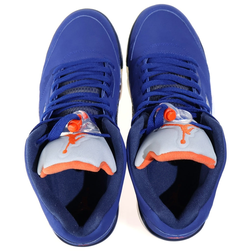 NIKE(ナイキ) Air Jordan 5 Retro Low Knicks エアジョーダン5 ロー ニックス ローカットスニーカー ネイビー US10/28cm 819171-417
