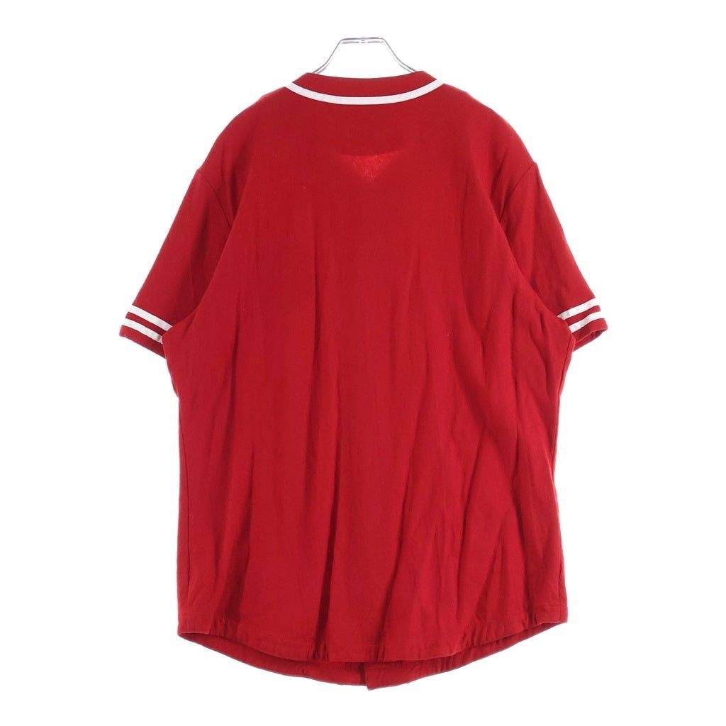BILLIONAIRE BOYS CLUB(ビリオネアボーイズクラブ) BB Cadet Baseball Jersey BBロゴパッチ ベースボール ジャージ レッド