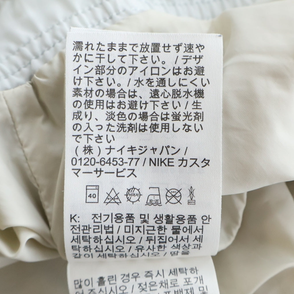NIKE(ナイキ) ×FEAR OF GOD WOVEN PANT フィアオブゴッド フロントロゴラベル ウーブン トラックパンツ ホワイト BV4417-043