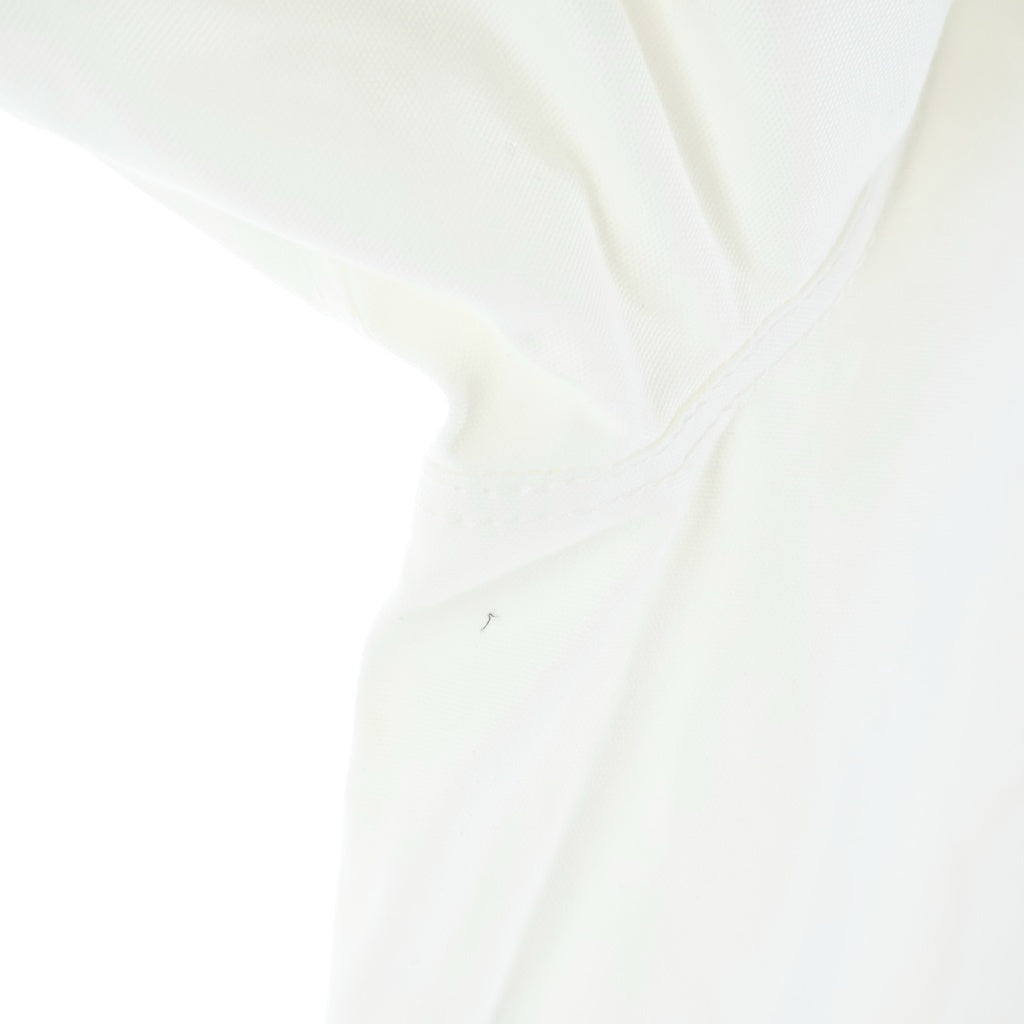 VALENTINO(ヴァレンティノ) Embossed Logo Zipper Heavyweight Jacket エンボス加工 ロゴラベル ポケット ジップアップ ヘビーウエイト シャツ ジャケット ホワイト
