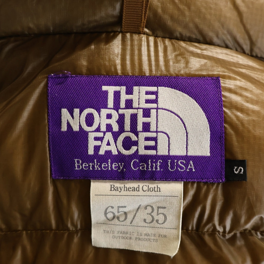 THE NORTH FACE PURPLE LABEL(ノースフェイスパープルレーベル) Mountain Short Down Parka マウンテン ショート マルチポケット フーデッド ダウン パーカー ブラウン