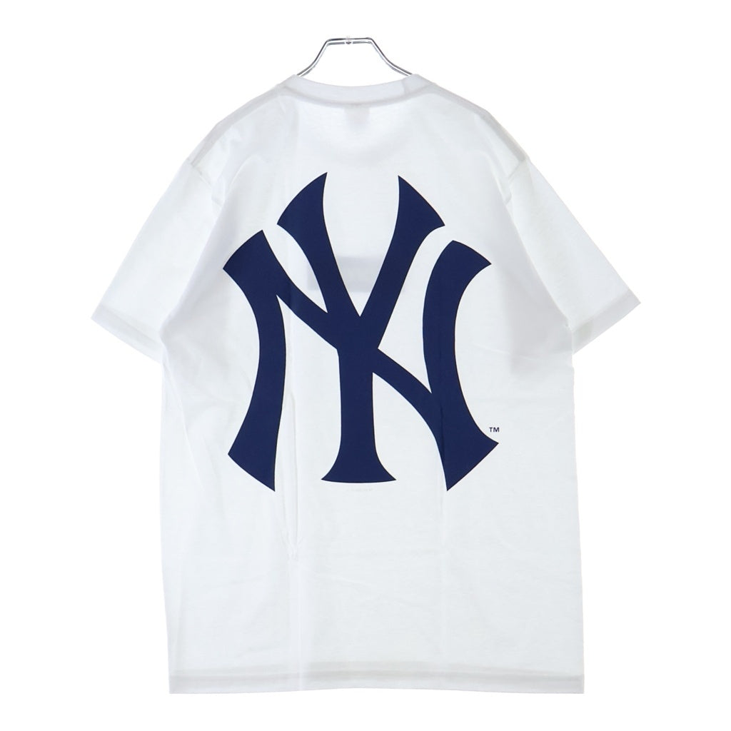 SUPREME(シュプリーム) 15SS New York Yankees Box Logo Tee ニューヨーク ヤンキース ボックスロゴ 両面プリント 半袖Tシャツ カットソー ホワイト