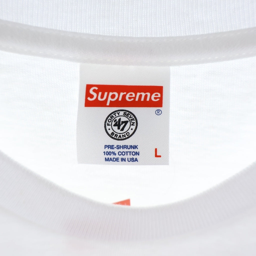 SUPREME(シュプリーム) 15SS New York Yankees Box Logo Tee ニューヨーク ヤンキース ボックスロゴ 両面プリント 半袖Tシャツ カットソー ホワイト