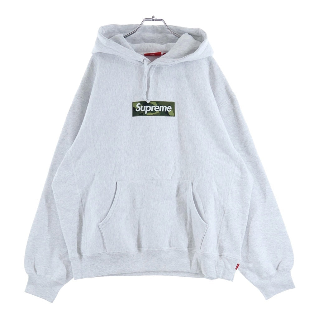 SUPREME(シュプリーム) 23AW Box Logo Hooded Sweatshirt ボックスロゴ プルオーバーパーカー フーディー グレー