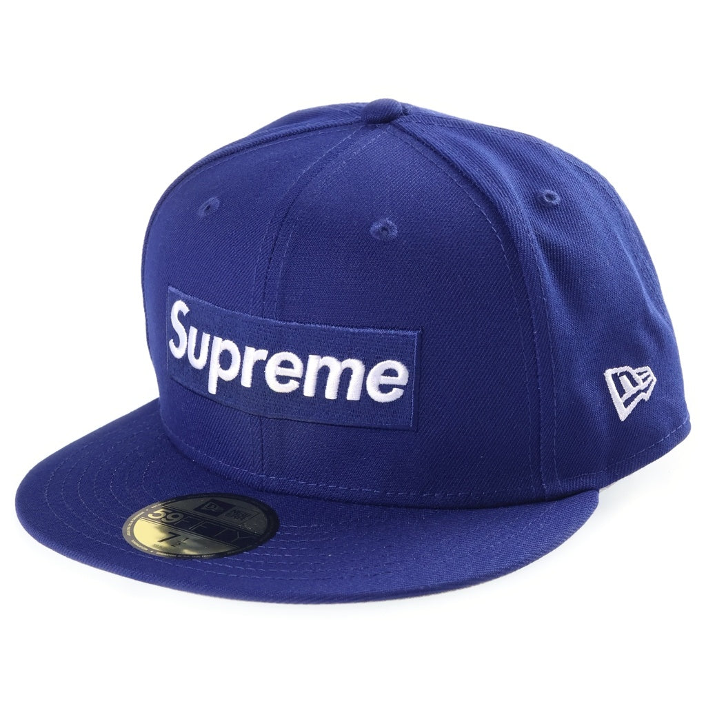 SUPREME(シュプリーム) 24SS MLB Teams Box Logo New Era エムエルビーチームズ ボックスロゴ ニューエラ 6パネル ベースボールキャップ ブルー