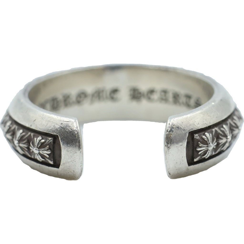 CHROME HEARTS(クロムハーツ) OPEN BAND CH PLS オープンバンド CHプラス リング シルバー