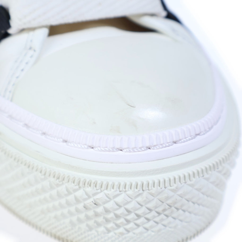AMIRI(アミリ) Skel Court Hi Appliques Canvas Sneakers スケルコートハイアプリークキャンバススニーカーズ ハイカットスニーカー ブラック/ホワイト AMFOSR1149-001